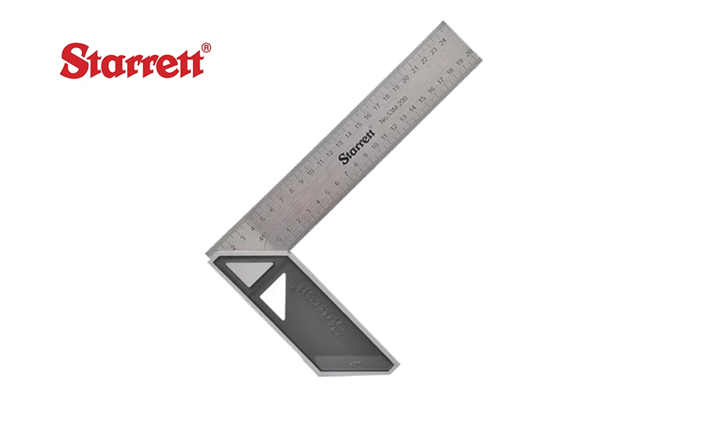ESQUADRO STARRETT CABO ALUMINIO 14” 35CM