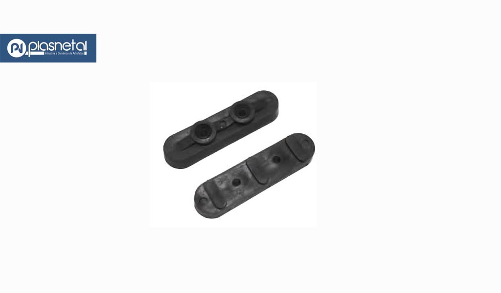 ISOLADOR PLASNETAL CLEATS TRIFÁSICO S/PREGO - PACOTE C/200