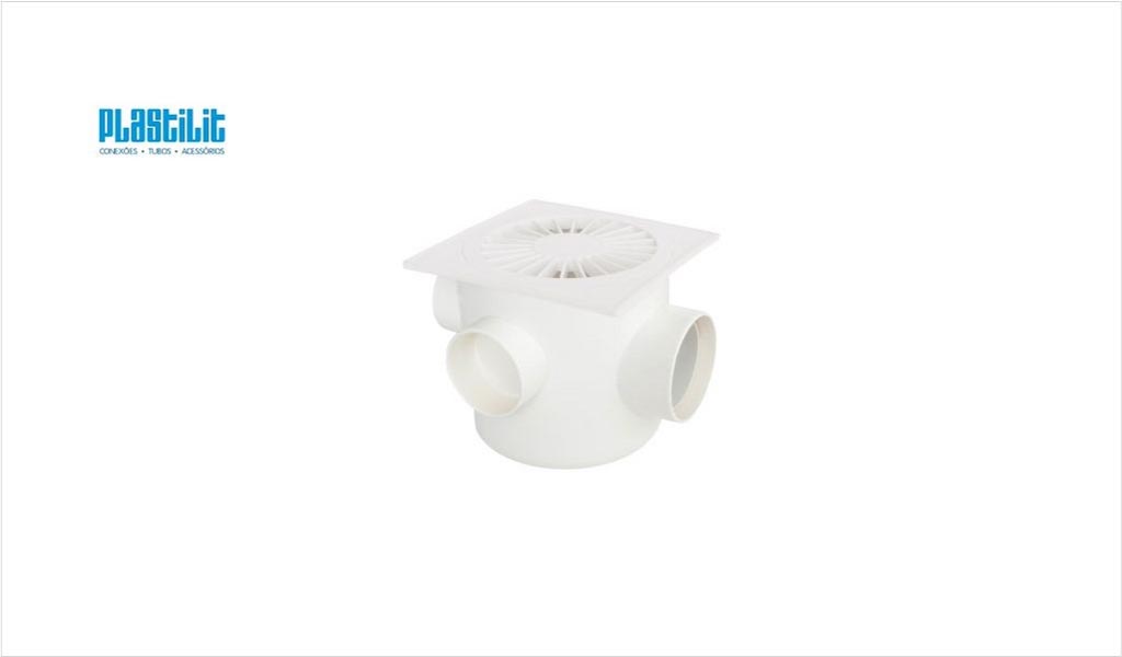CAIXA PLASTILIT SIFON QUAD 150X150X50 BR