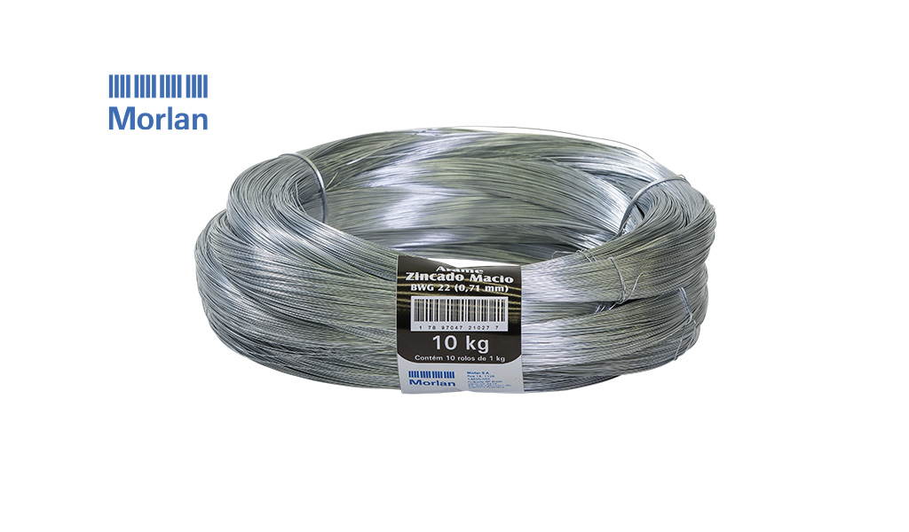 ARAME MORLAN MACIO (BWG 22) 0,71MM ZINC