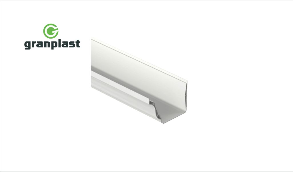 CALHA GRANPLAST PVC COM DRENAGEM PLUVIAL C/3 METROS