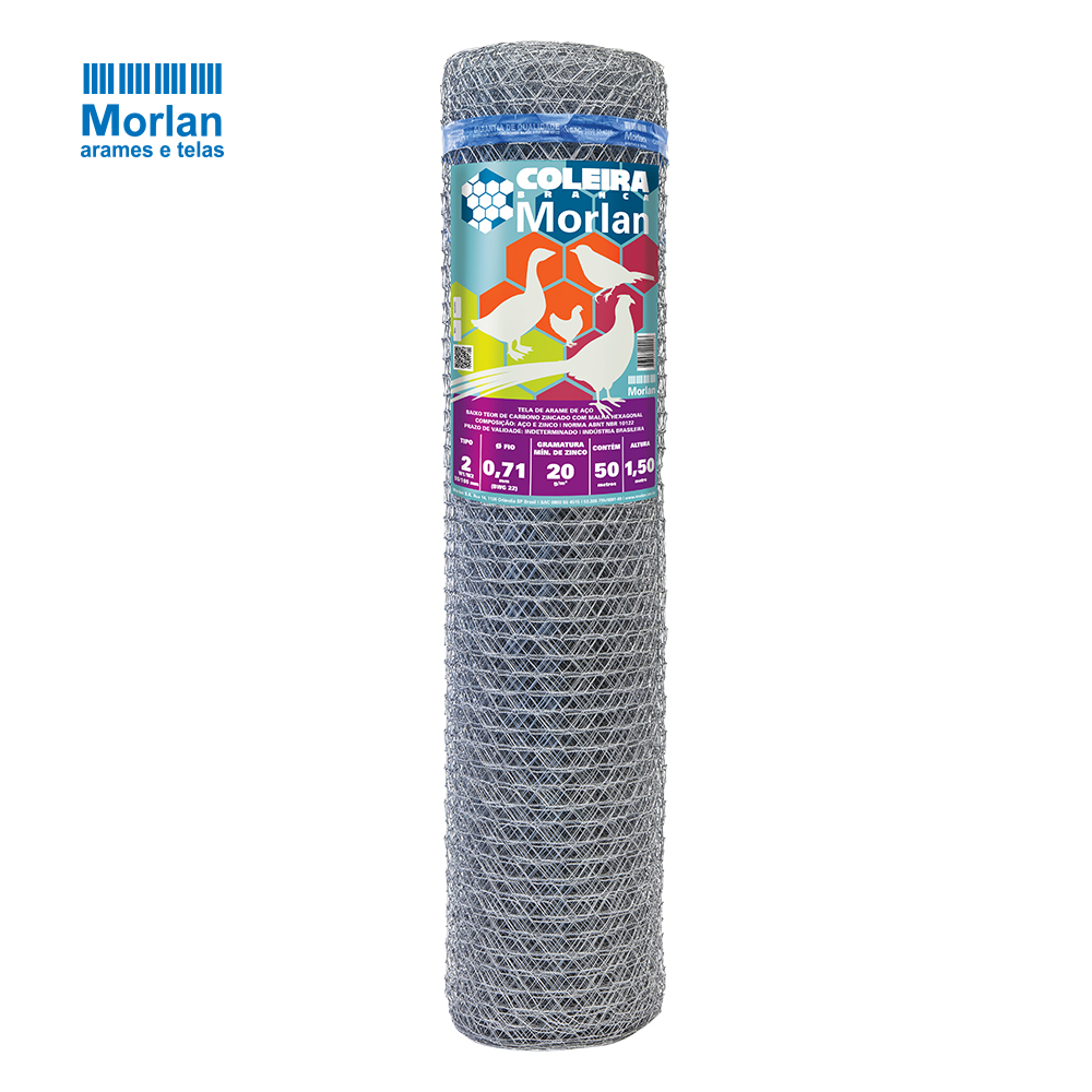 TELA MORLAN HEX GALINH 2” 22X1,50X50M