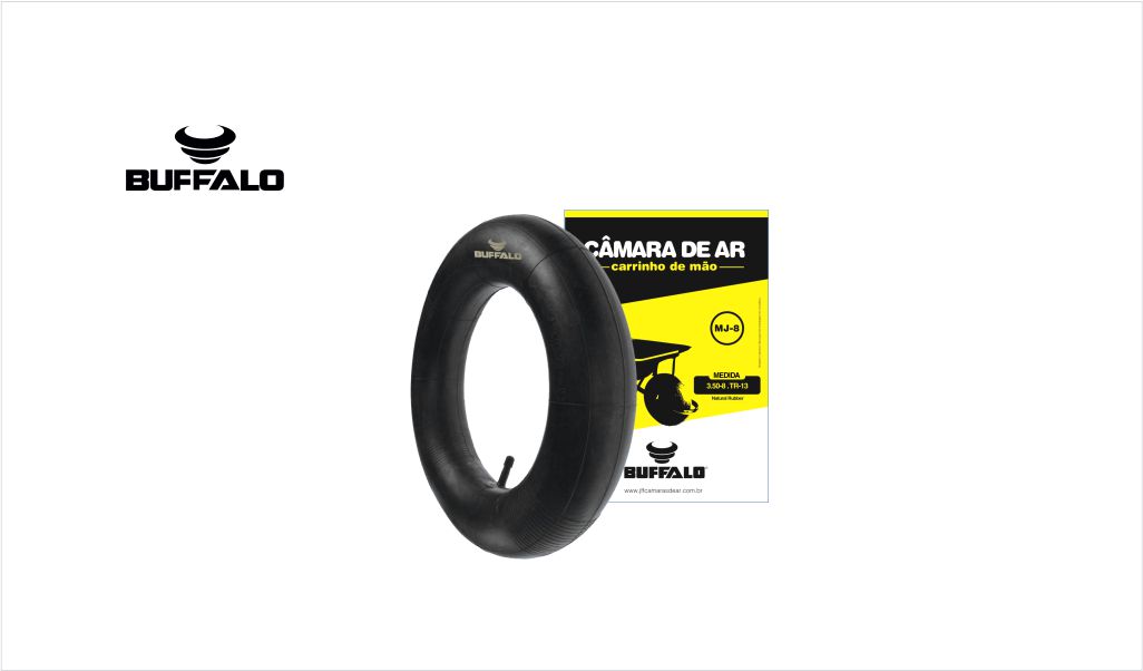 CAMARA AR BUFFALO P/CAR MAO 3,25X8”