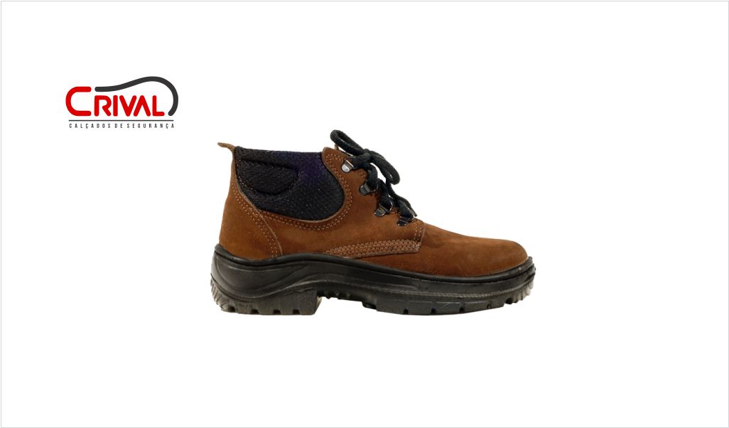 BOTA CRIVAL ACOLCHOADA C/CAD N°42 CAFE