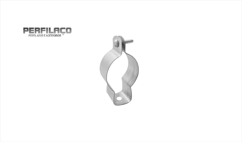 ABRAÇADEIRA PERFILACO TP(D) C/PARAF 3” C/25