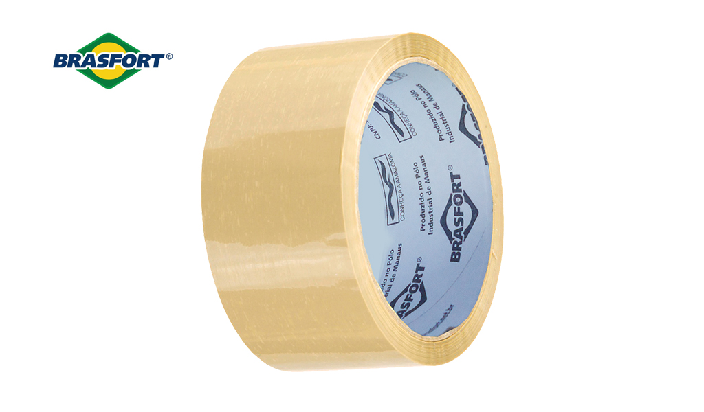 FITA BRASFORT EMPACOT 18MMX50M TRANSP
