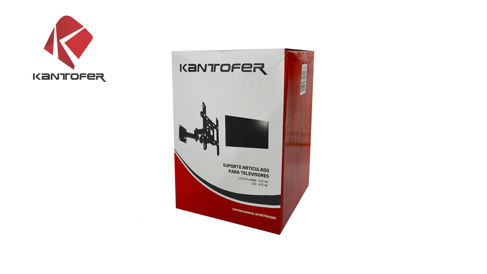 SUPORTE TV KANTOFER ARTICULAVEL PARA TV LED 42” A 46”