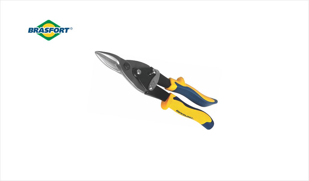 TESOURA BRASFORT FUNILEIRO RETO 250MM 10”