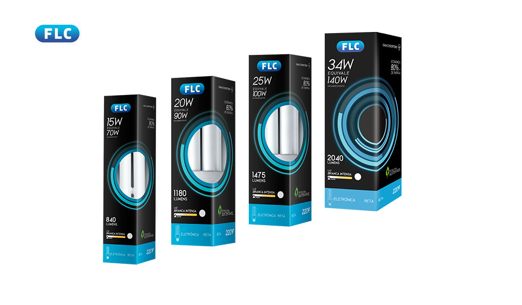LAMPADA FLC FLUOR COMP 105W 6U E-40 220V