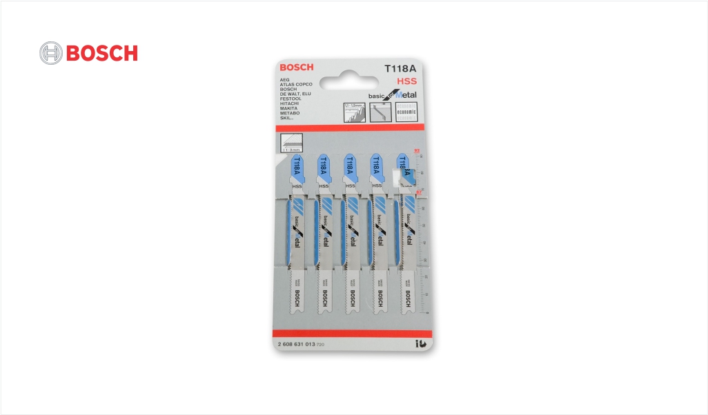LAMINA BOSCH SERR TIC TIC BI-MT T118A C/5