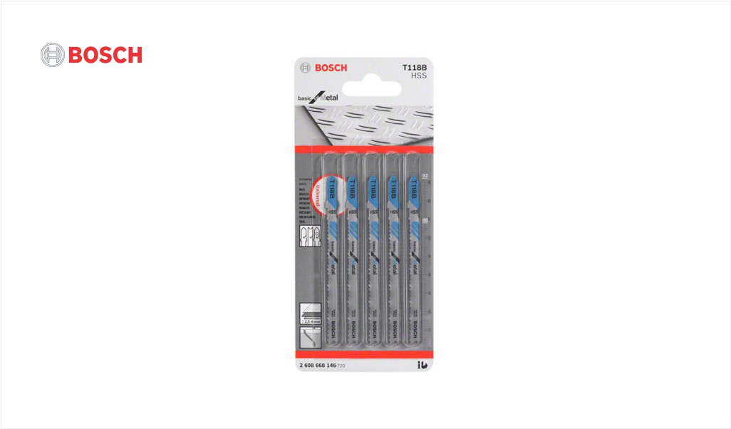 LAMINA BOSCH SERR TIC TIC BI-MT T118B C/5