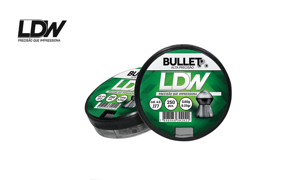 CHUMBO BULLET P/ESPING PRES 4,5MM C/250