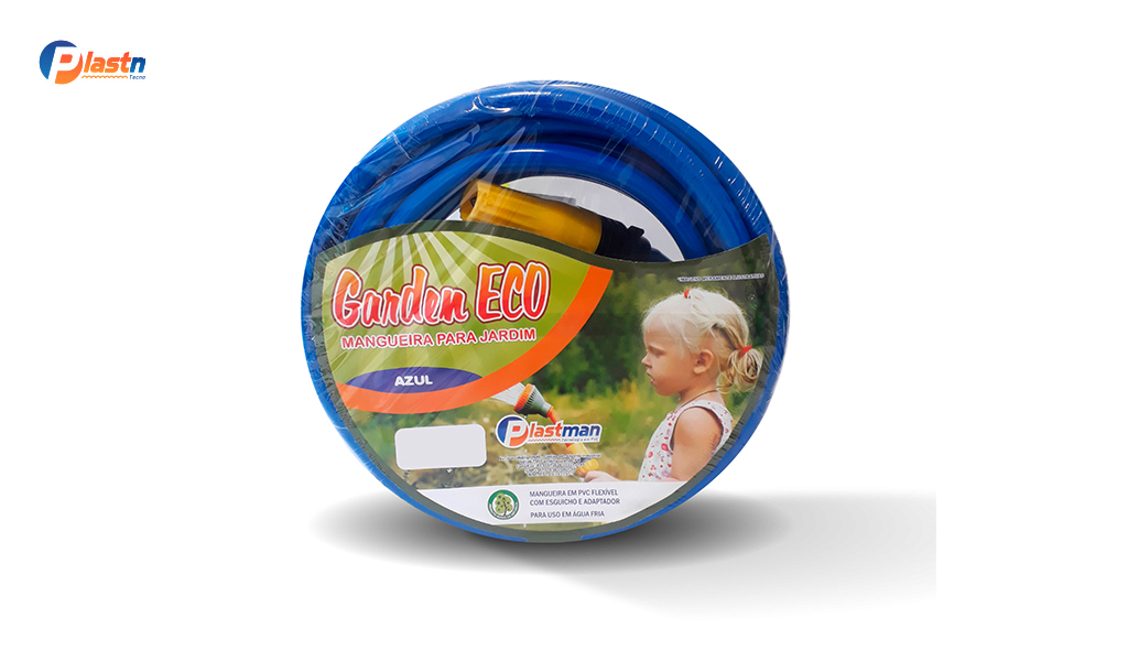 MANGUEIRA PLASTMAN JARDIM ECO DC 15M AZ