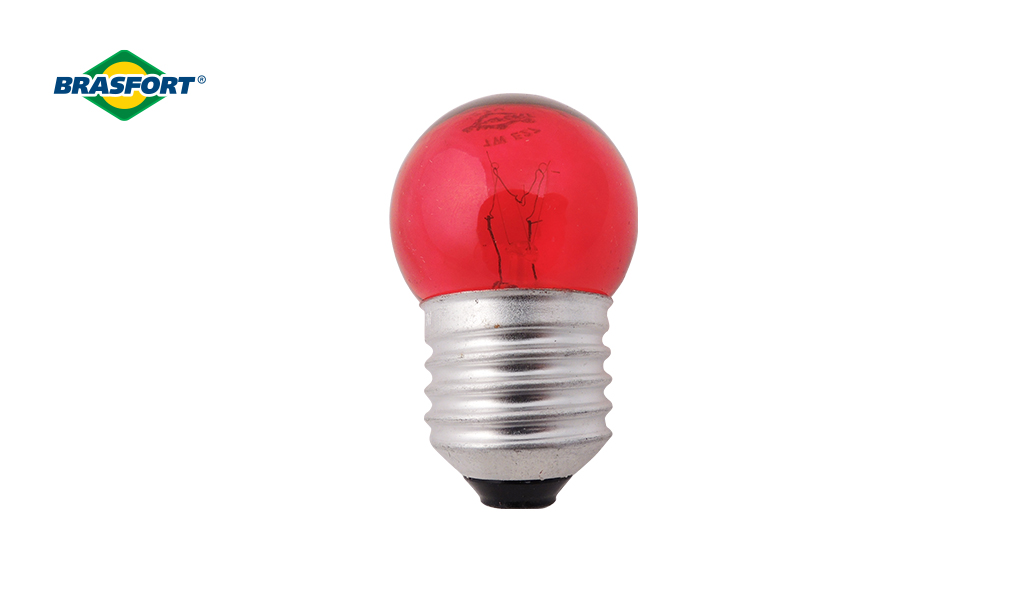 LAMPADA BRASFORT BOLINHA 15W E-27 VM 220V