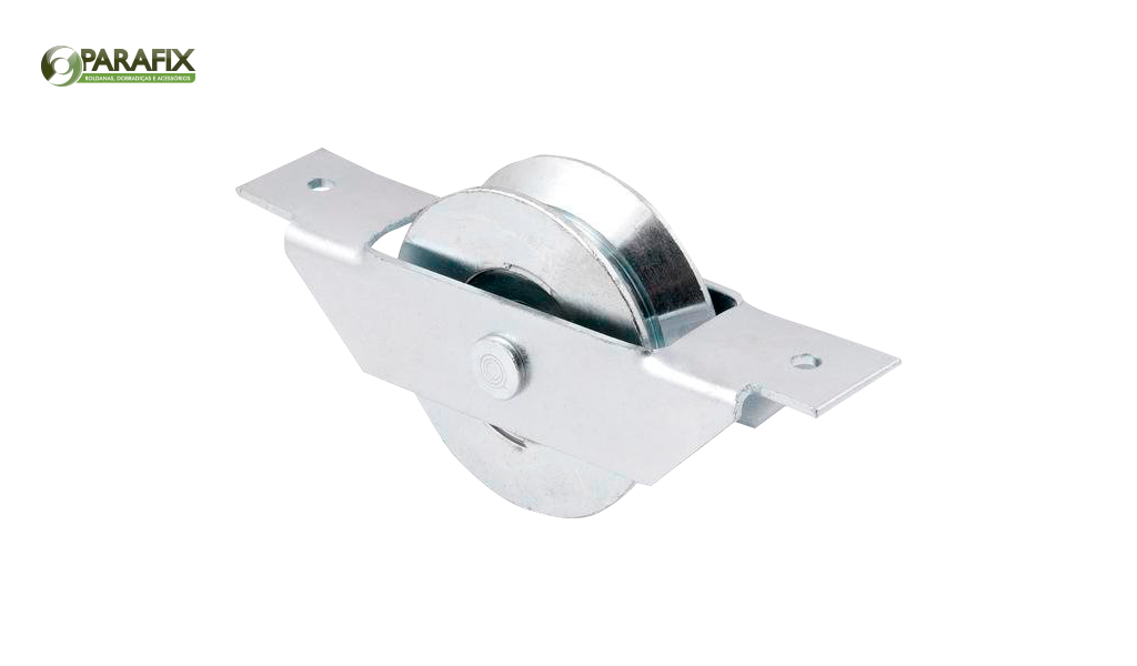 ROLDANA PARAFIX V EM FERRO 3” 76X19MM ZINCADA
