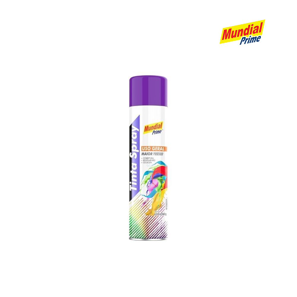 SPRAY MUNDIAL PRIME USO GERAL VIOLETA 400ML