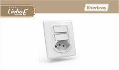 ENERBRAS APARENTE 2IN SIM+TOM 2P+T 10A BR