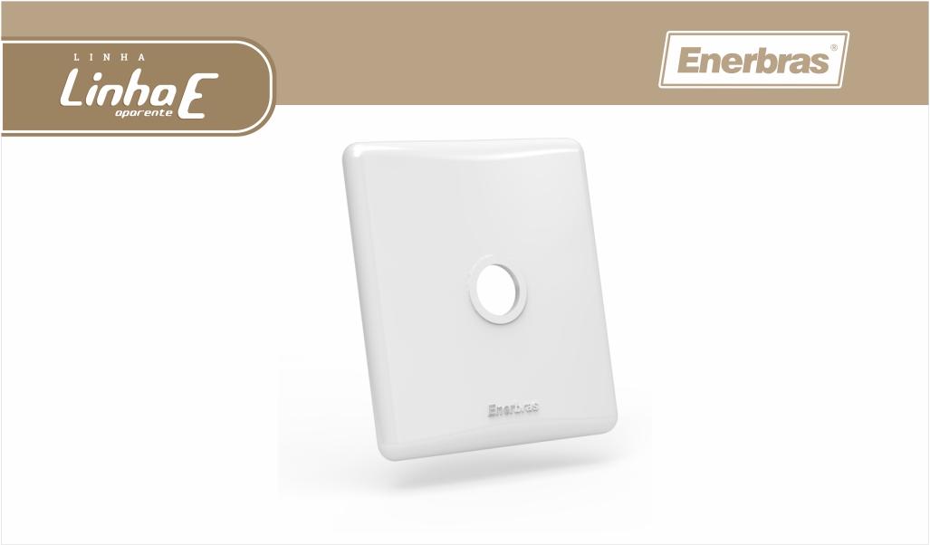 ENERBRAS APARENTE PLAC CEGA FURO 1/2” BR