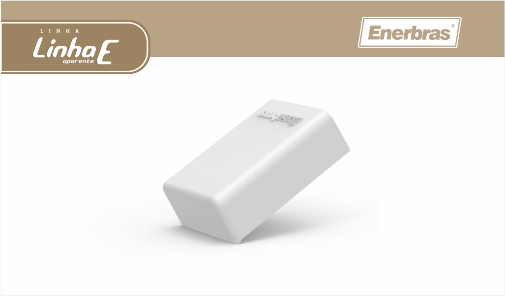 ENERBRAS LUVA PONTA P/CANALETA 20X10 BR