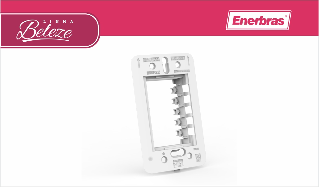 ENERBRAS BELEZE SUPORTE P/PLACA 2X4 BR