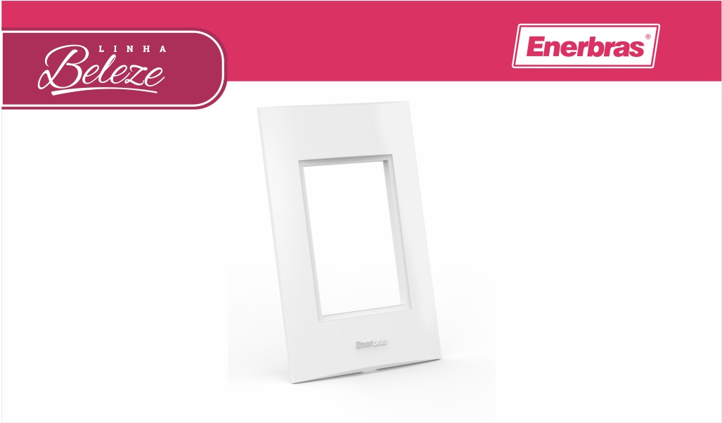 ENERBRAS BELEZE PLACA ESP P/3 MOD 2X4 BR