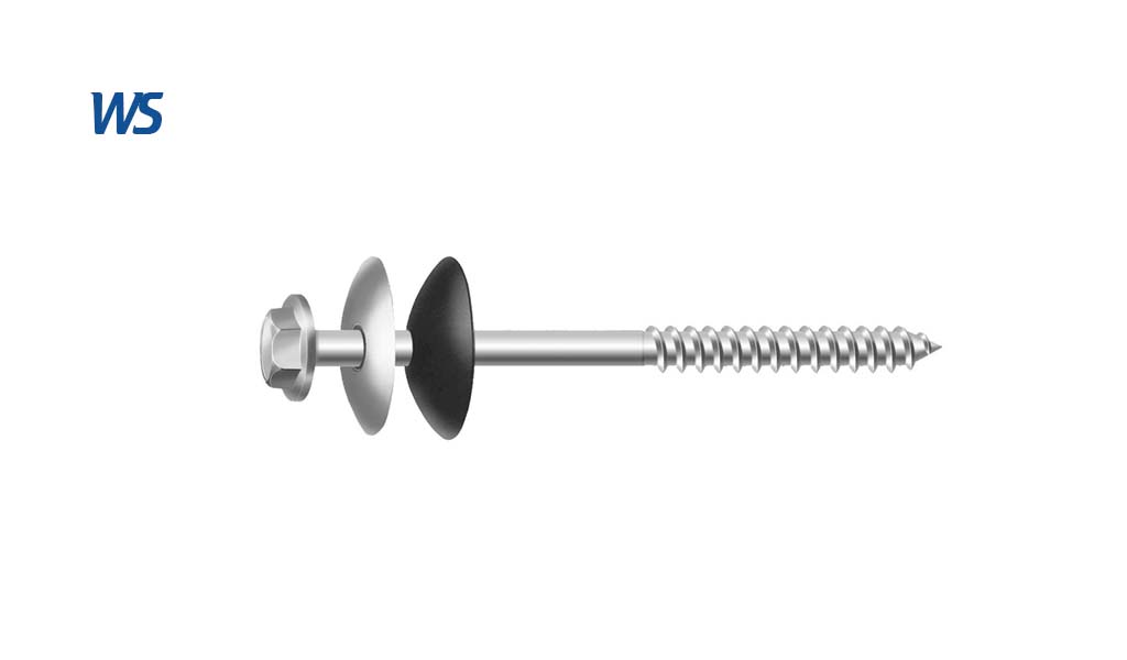 PARAFUSO WS P/TELHA 5/16”X110MM KT VED C/100