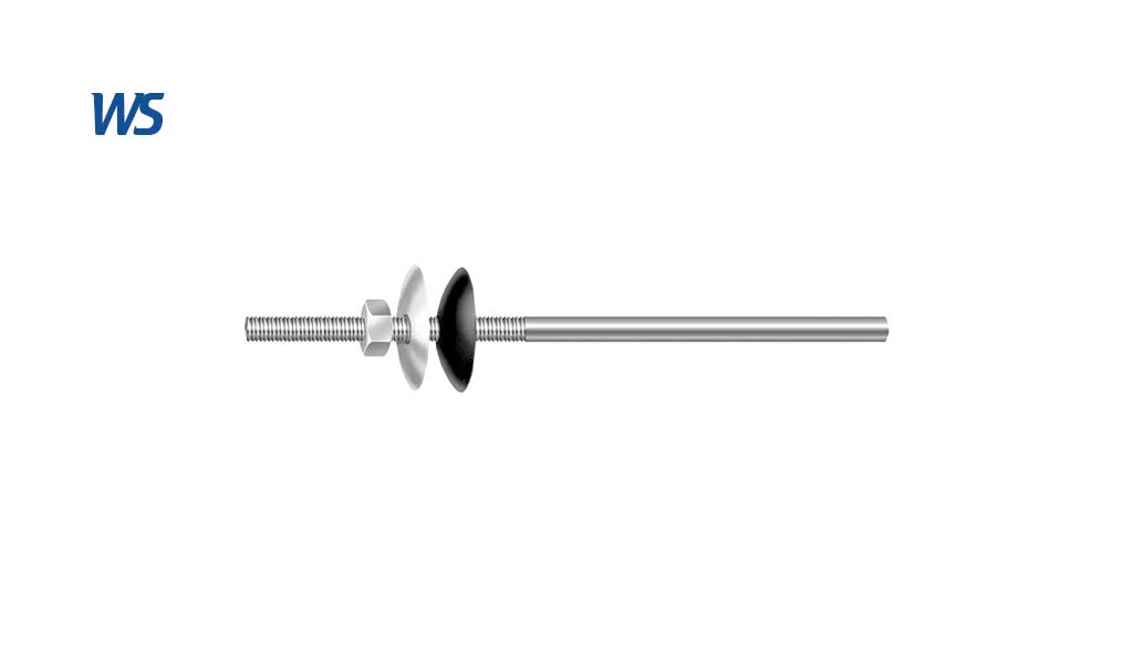 HASTE WS P/TELH 1/4”X300MM C/KT VED C/100