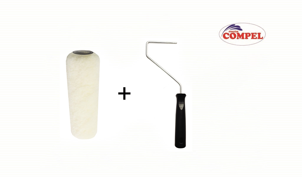 KIT COMPEL ROLO LA CARN 23CM + SUP C/CB