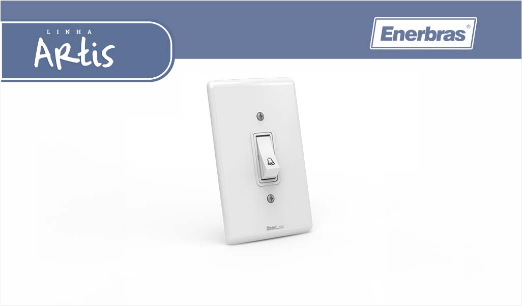 ENERBRAS ARTIS CAMPAINHA PULS 1TQ BR