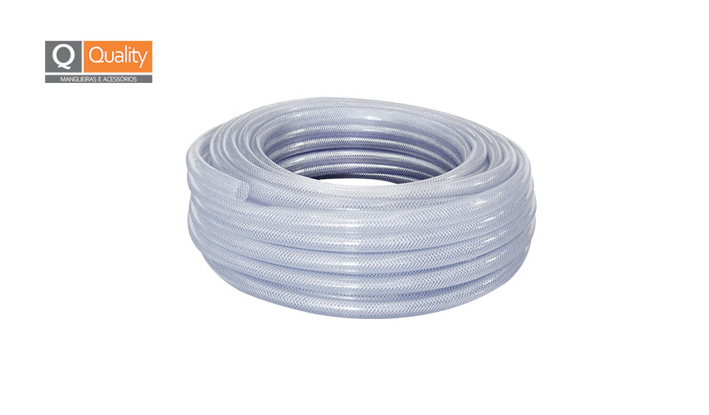 MANGUEIRA QUALITY CRISTAL TRAN PT250 1/2” 50M