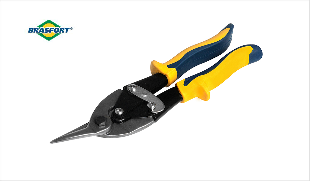 TESOURA BRASFORT FUNILE DIREITO 250MM 10”