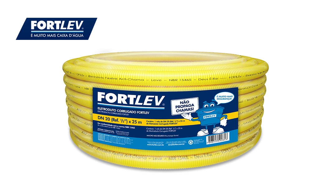 CORRUGADO FORTLEV  3/4” AM C/50M