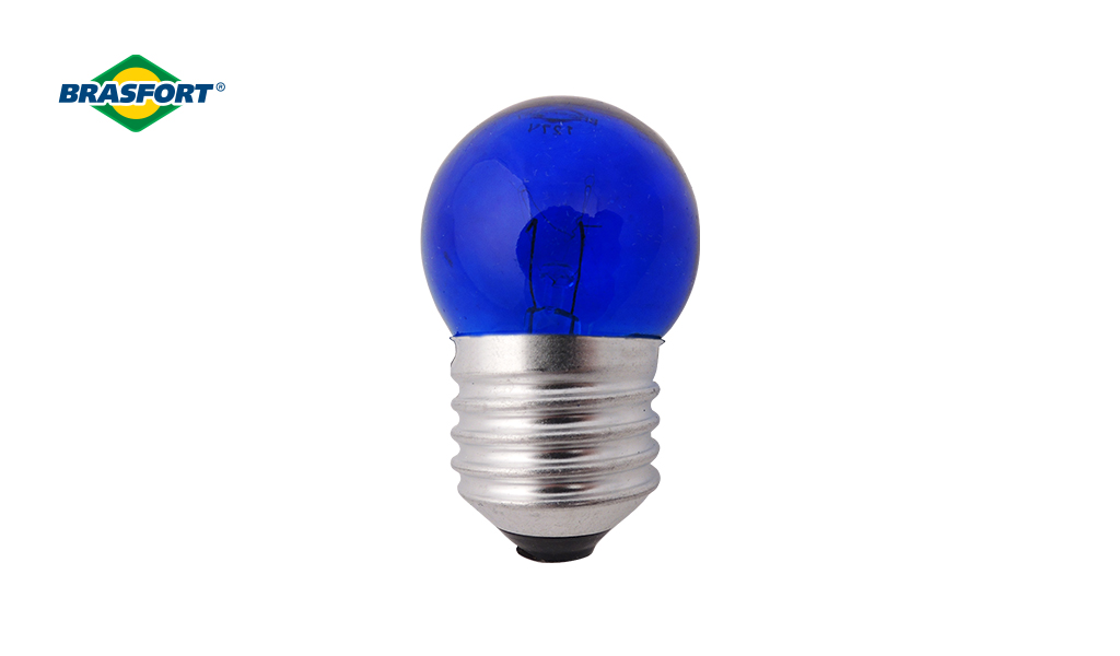 LAMPADA BRASFORT BOLINHA 15W E-27 AZ 220V