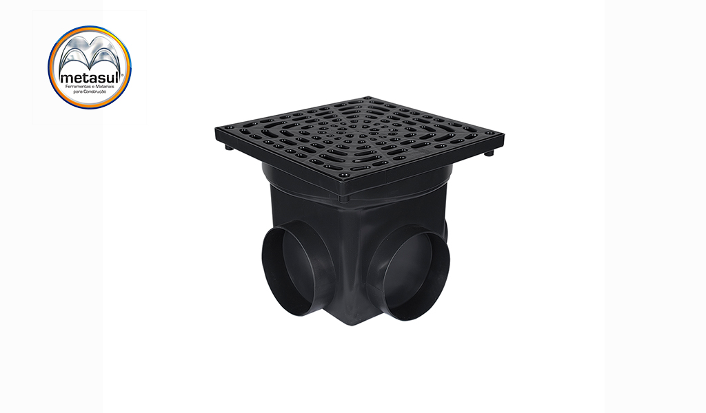 CAIXA METASUL COLET AGUA PLUV 20X24X24 PR