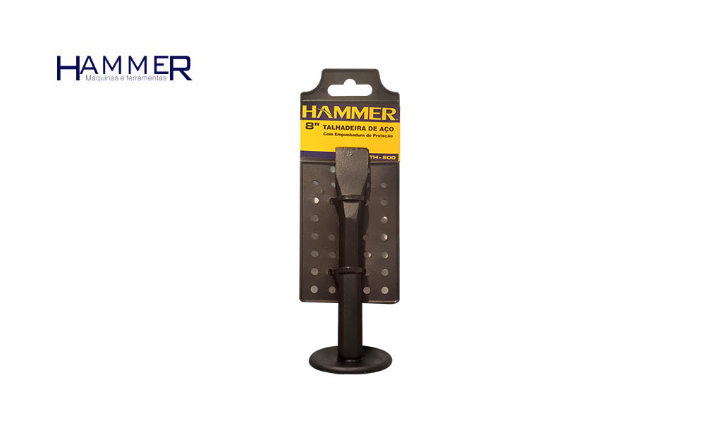 TALHADEIRA HAMMER ACO C/EMPUNHAD 3/4X 8”