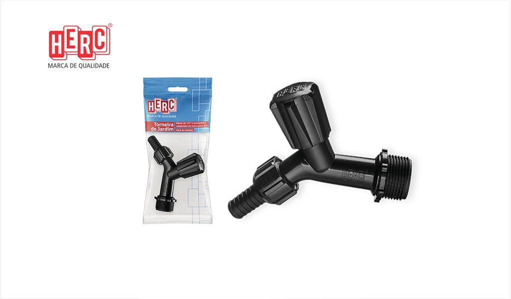 TORNEIRA HERC JARDIM 1128 1/2”-3/4” PR (IND)