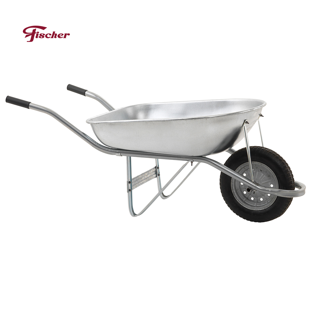 CARRINHO DE MÃO FISCHER METAL 3,25X8” 60L GALV
