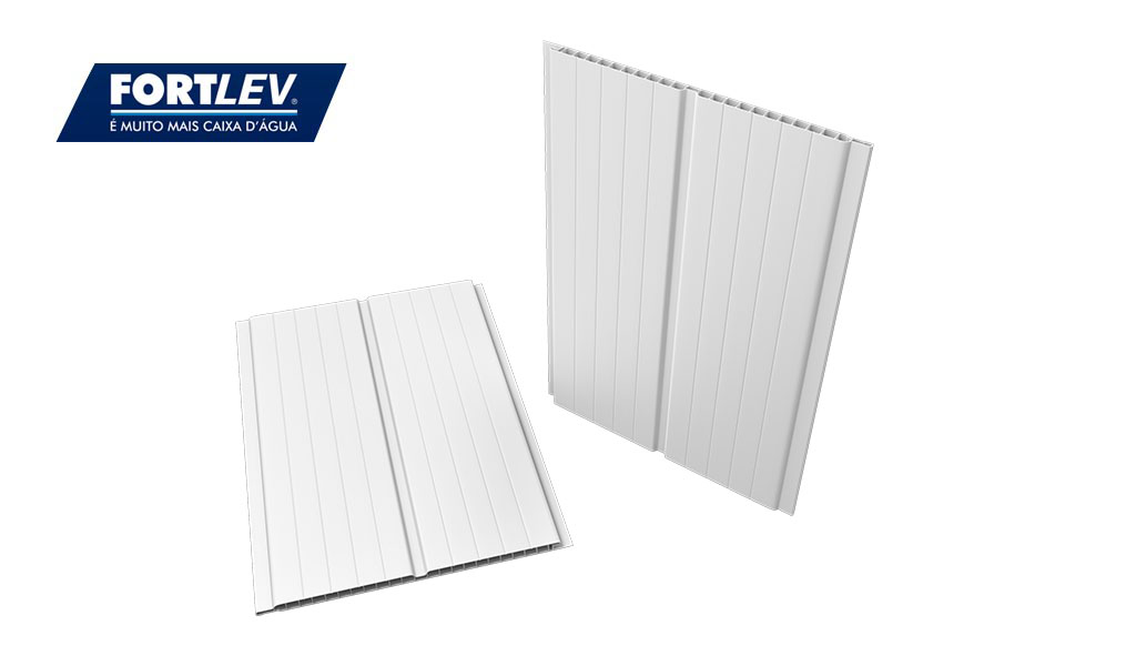 FORRO PVC FORTLEV GEMINI 200X7MM 18M² BRANCO - C/15 UNIDADES
