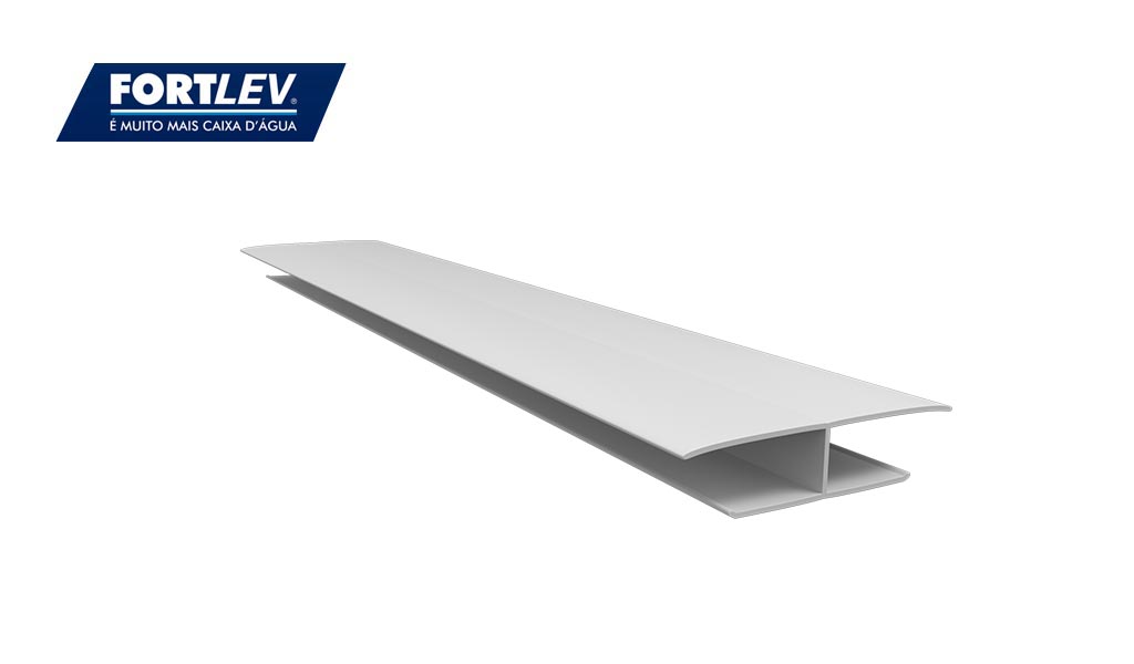EMENDA FORTLEV EM PVC TIPO (H) P/FORRO 6M BRANCA