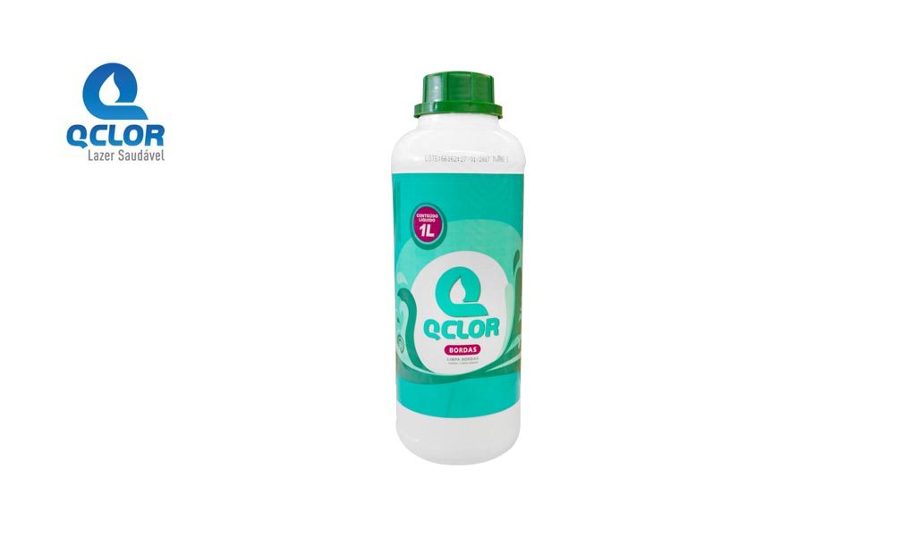 DETERGENTE QCLOR P/BORDAS P/PISCINA 1L