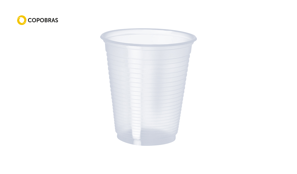 COPO COPOBRAS TRANSPARENTE PLASTICO PP 180ML C/2500 UNIDADES