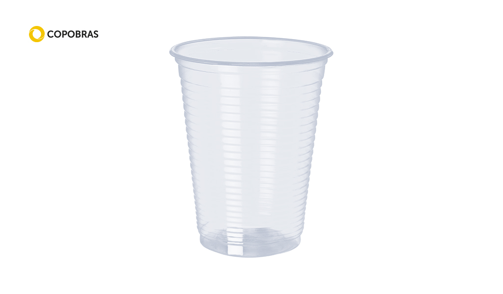 COPO COPOBRAS TRANSPARENTE PLASTICO PP 200ML C/2500 UNIDADES