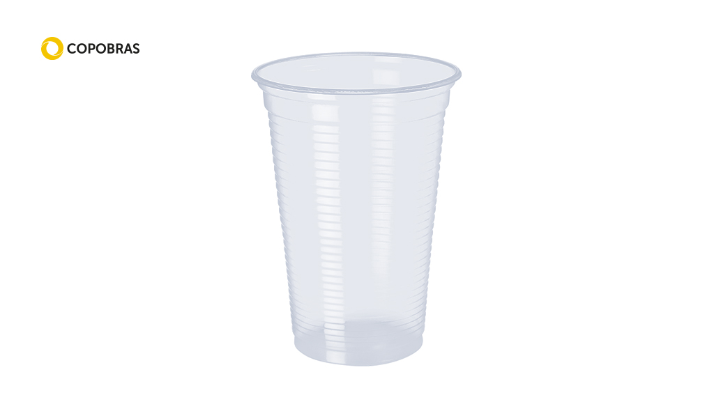 COPO COPOBRAS TRANSPARENTE PLASTICO PP 300ML C/2000 UNIDADES