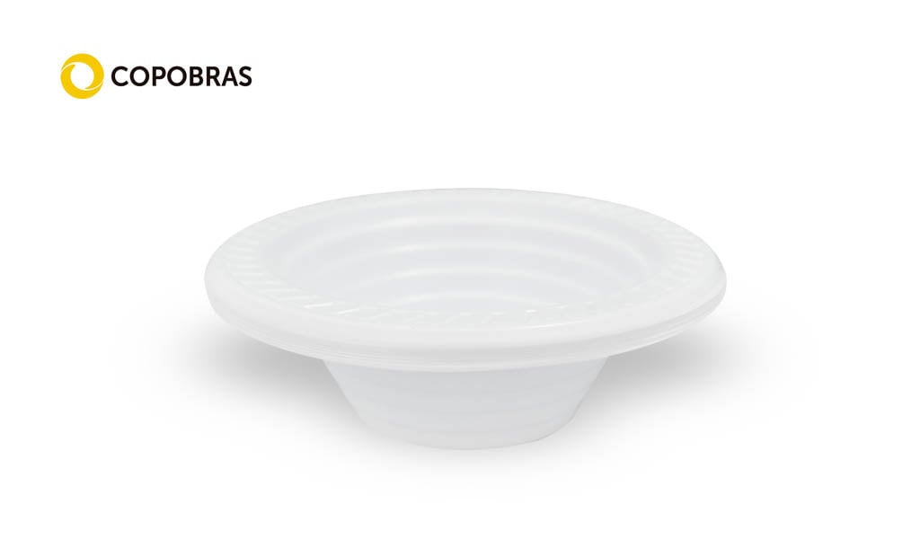 PRATO COPOBRAS PLAST FUNDO 15CM BCO C/500