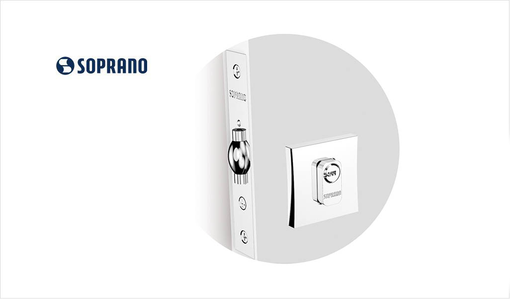 FECHADURA SOPRANO PIVOTANT PK65 EXTERNA C/REG CR 