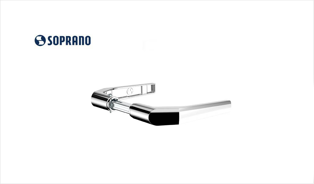 MACANETA RETA SOPRANO FECHADURA/POP 58MM CR