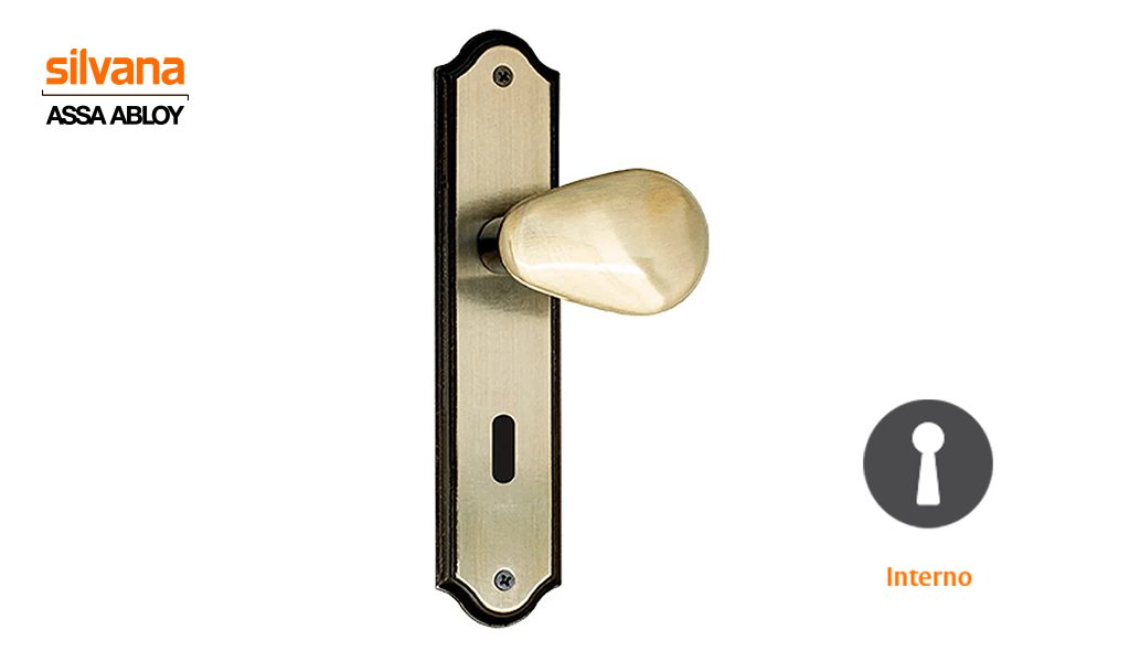 FECHADURA SILVANA TAC GOLF 1100 INTERNA OXID