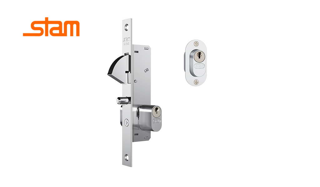 FECHADURA STAM GORJE CORRER 901 EXTERNA ESP INOX