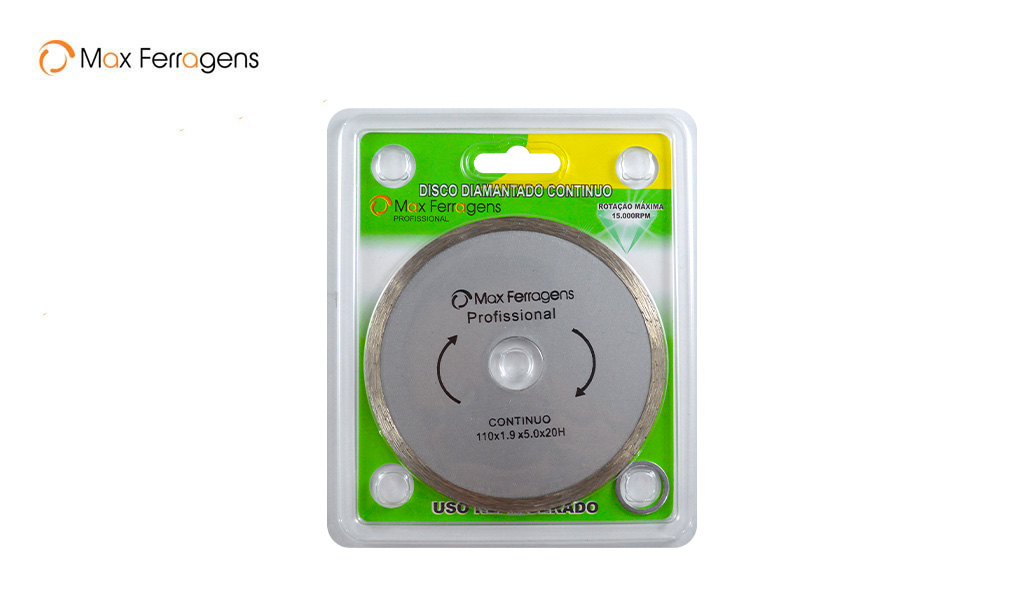 DISCO MAX DIAMAN LISO 110MM 4.3/8”