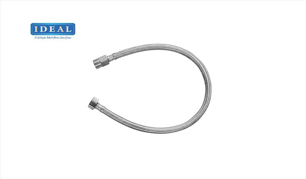 ENGATE IDEAL ACO INOX FLEX 40CM